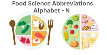 food science abbreviations alphabet n