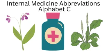internal medicine abbreviations alphabet c