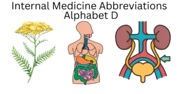 internal medicine abbreviations alphabet d