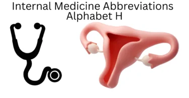 internal medicine abbreviations alphabet h