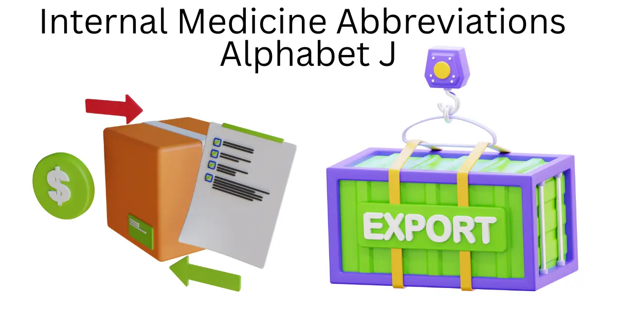 internal medicine abbreviations alphabet j