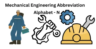mechanical engineering abbreviations alphabet n