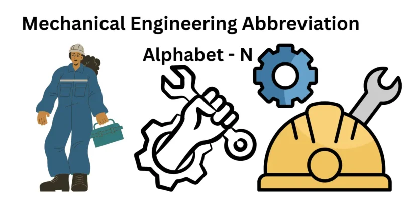 mechanical engineering abbreviations alphabet n