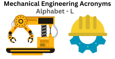 mechanical engineering acronyms alphabet l