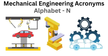 mechanical engineering acronyms alphabet n