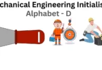 mechanical engineering initialism alphabet d