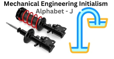 mechanical engineering initialism alphabet j