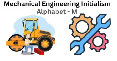 mechanical engineering initialism alphabet m