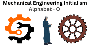 mechanical engineering initialism alphabet o