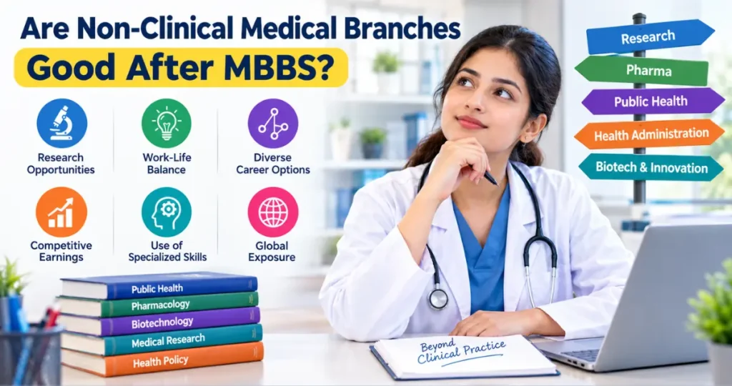 Non-Clinical Medical Branches in India: Courses, Career & Scope Are Non-Clinical Medical Branches Good After MBBS