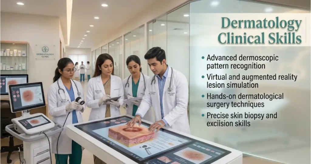 : Clinical skills required for a dermatology career