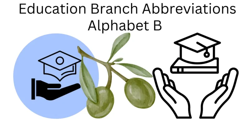 education branch abbreviations alphabet b