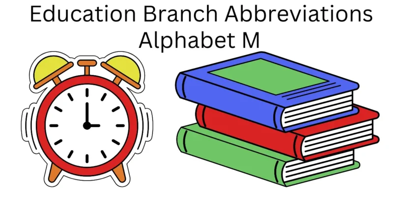 education branch abbreviations alphabet m