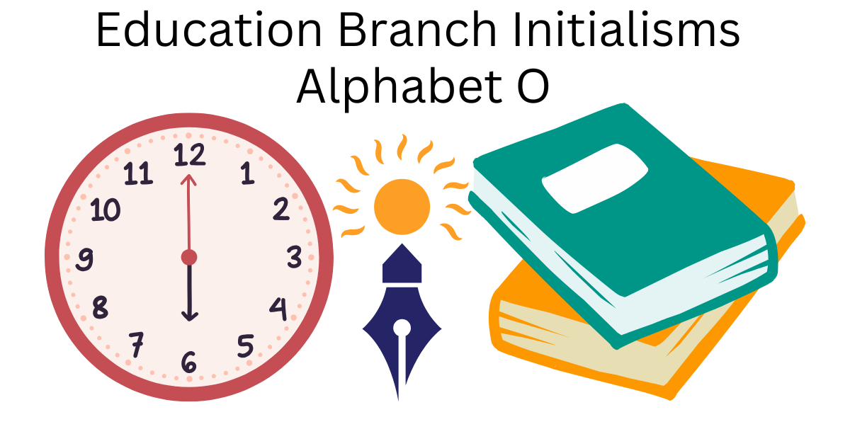 education branch initialisms alphabet o