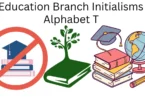 education branch initialisms alphabet t