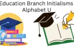 education branch initialisms alphabet u