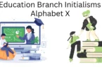 education branch initialisms alphabet x