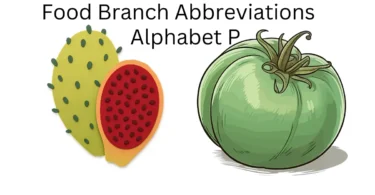 food branch abbreviations alphabet p