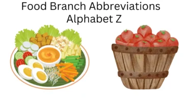 food branch abbreviations alphabet z