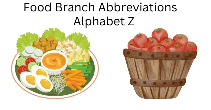 food branch abbreviations alphabet z