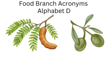 food branch acronyms alphabet d