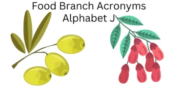 food branch acronyms alphabet j