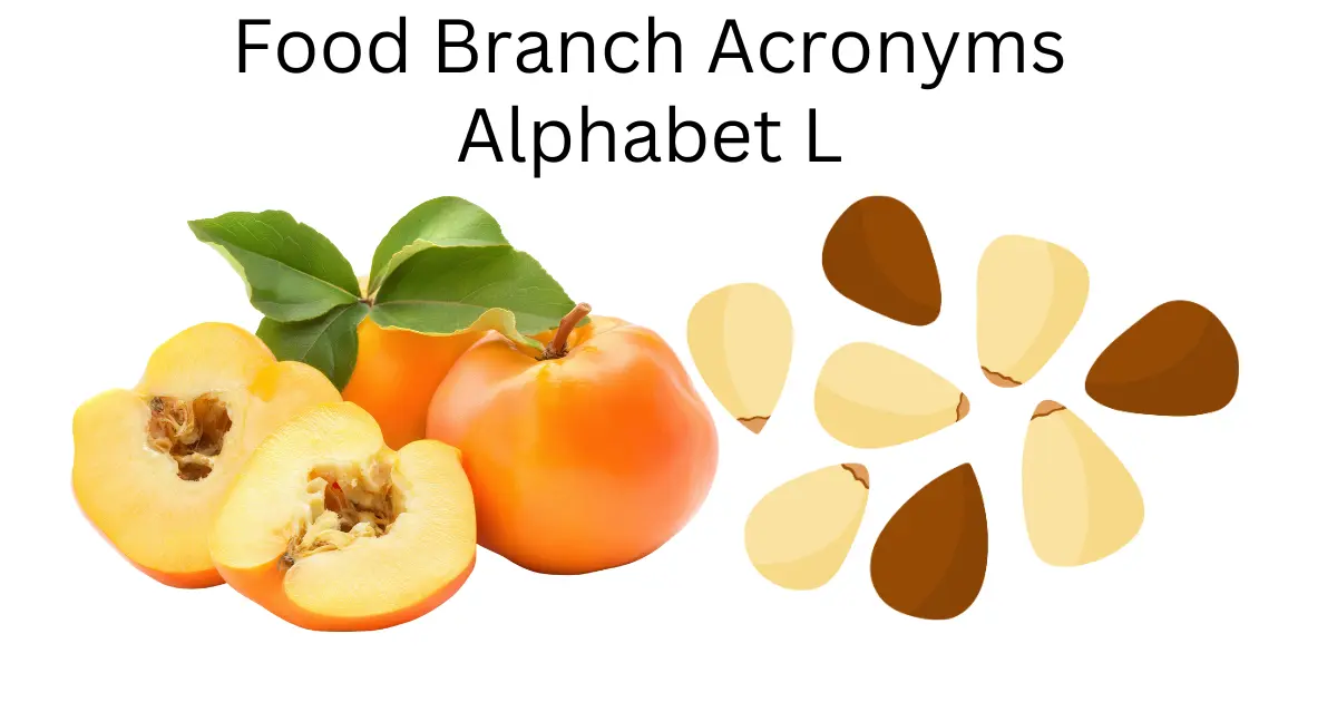 food branch acronyms alphabet l