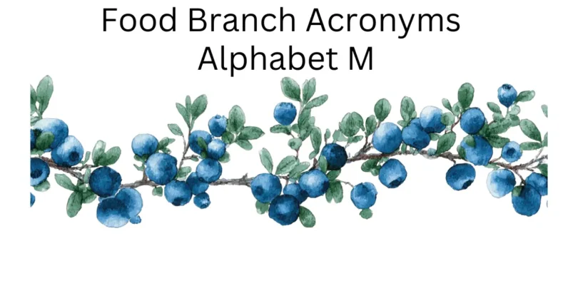 food branch acronyms alphabet m