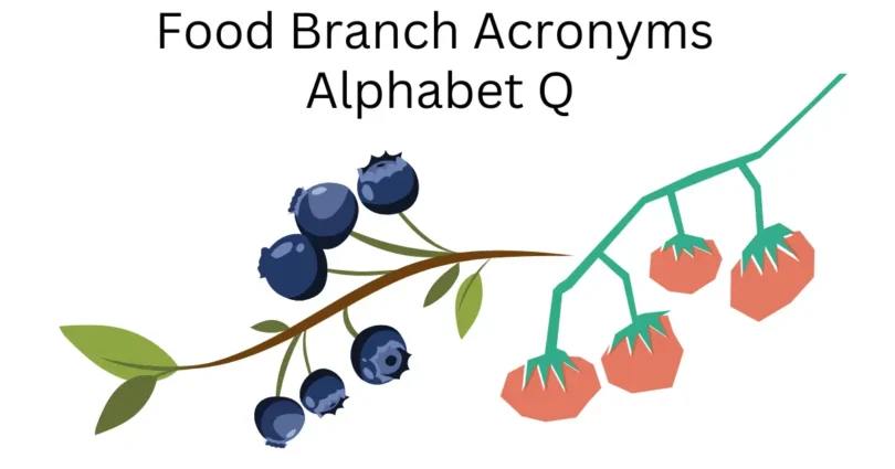 food branch acronyms alphabet q