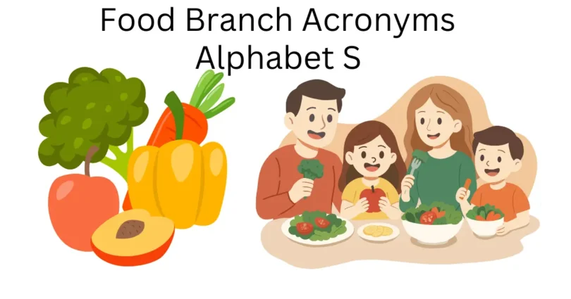 food branch acronyms alphabet s