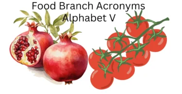food branch acronyms alphabet v