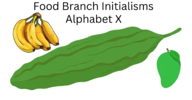 Food Branch Initialisms Alphabet W