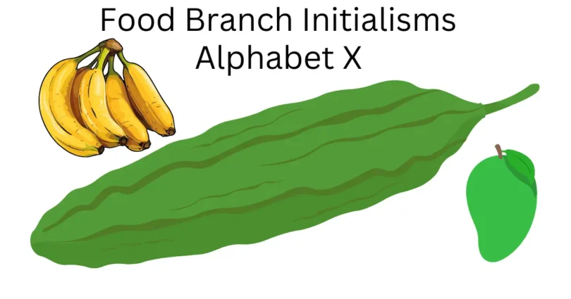 Food Branch Initialisms Alphabet W