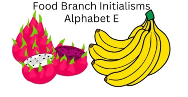 food branch initialisms alphabet e