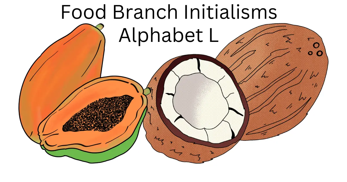 food branch initialisms alphabet l