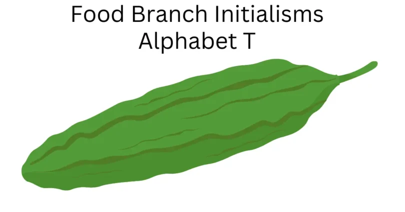 food branch initialisms alphabet t