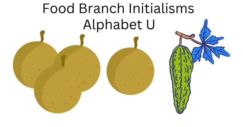 food branch initialisms alphabet u