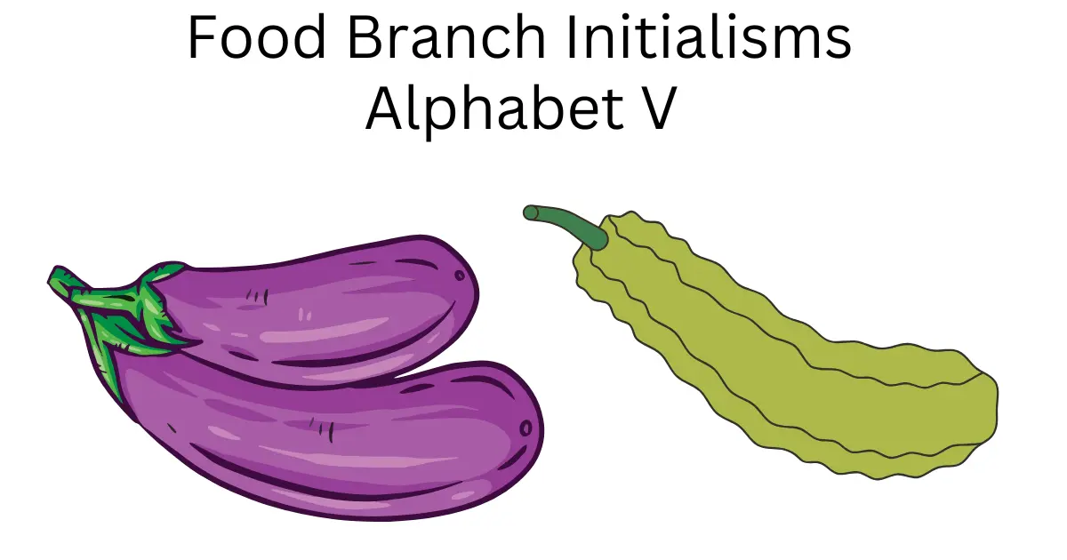 food branch initialisms alphabet v