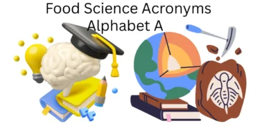food science acronyms alphabet a