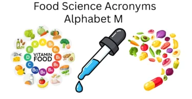 food science acronyms alphabet m