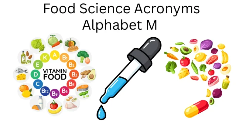 food science acronyms alphabet m