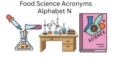 food science acronyms alphabet n