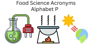 food science acronyms alphabet p