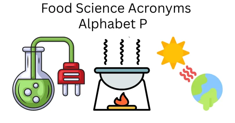 food science acronyms alphabet p