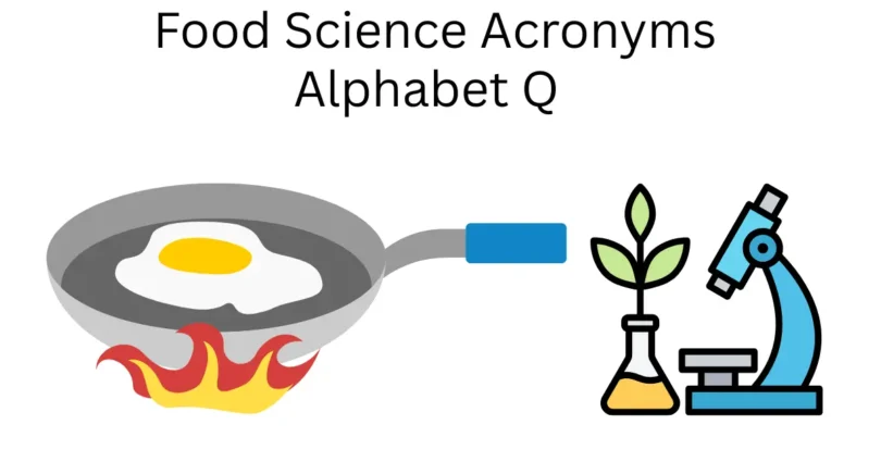 food science acronyms alphabet q