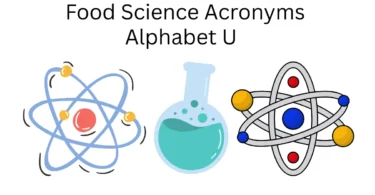 food science acronyms alphabet u