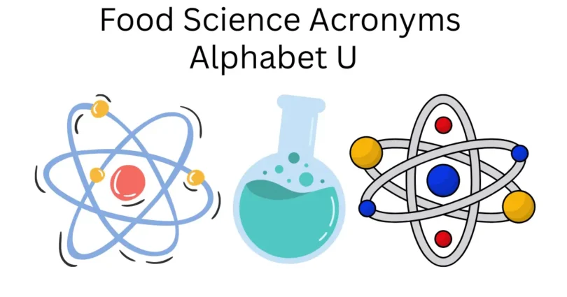 food science acronyms alphabet u