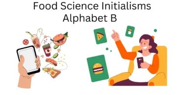 food science initialisms alphabet b