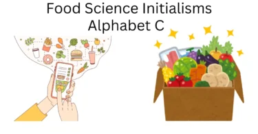 food science initialisms alphabet c