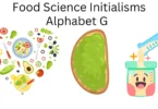 food science initialisms alphabet g
